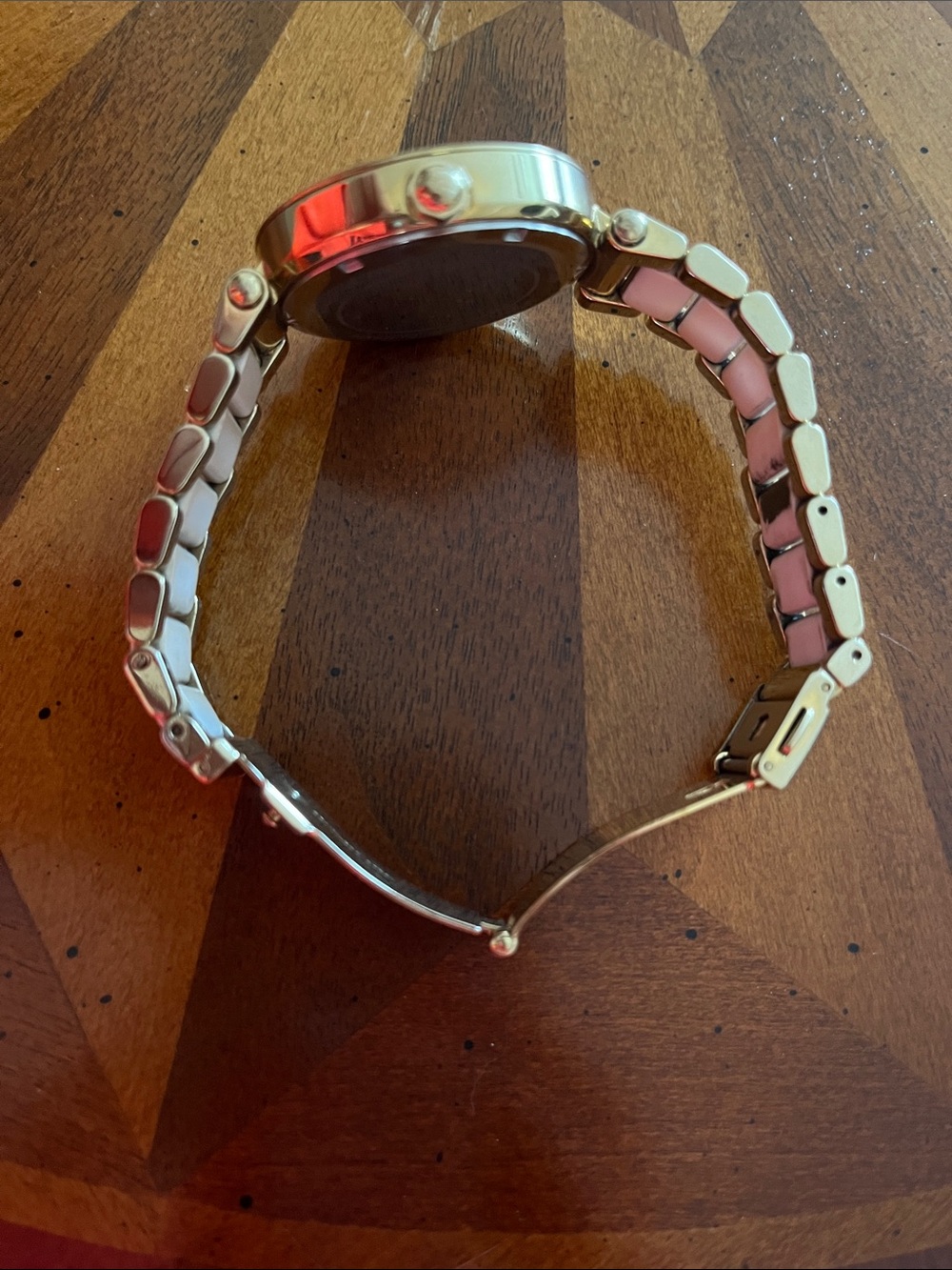 Michael Kors Gold and White MK Bracelet Watch - Picture 3 of 5
